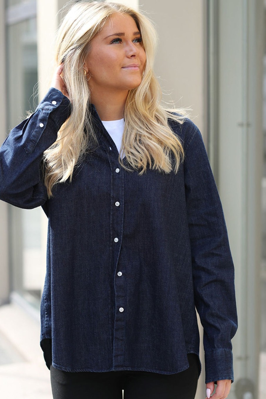 Klaer Julie Josephine | Sofie Shirt Dark Denim