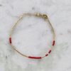 Tilbehor Anni Lu | Asym Bracelet Burgundy