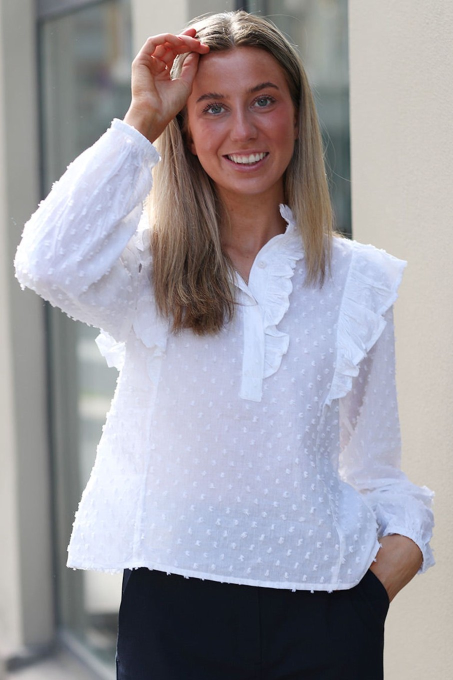 Klaer Missmaya | Maya Blouse Pure White