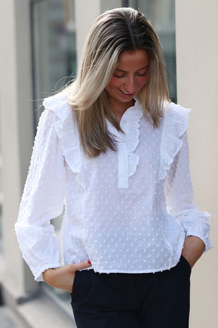 Klaer Missmaya | Maya Blouse Pure White