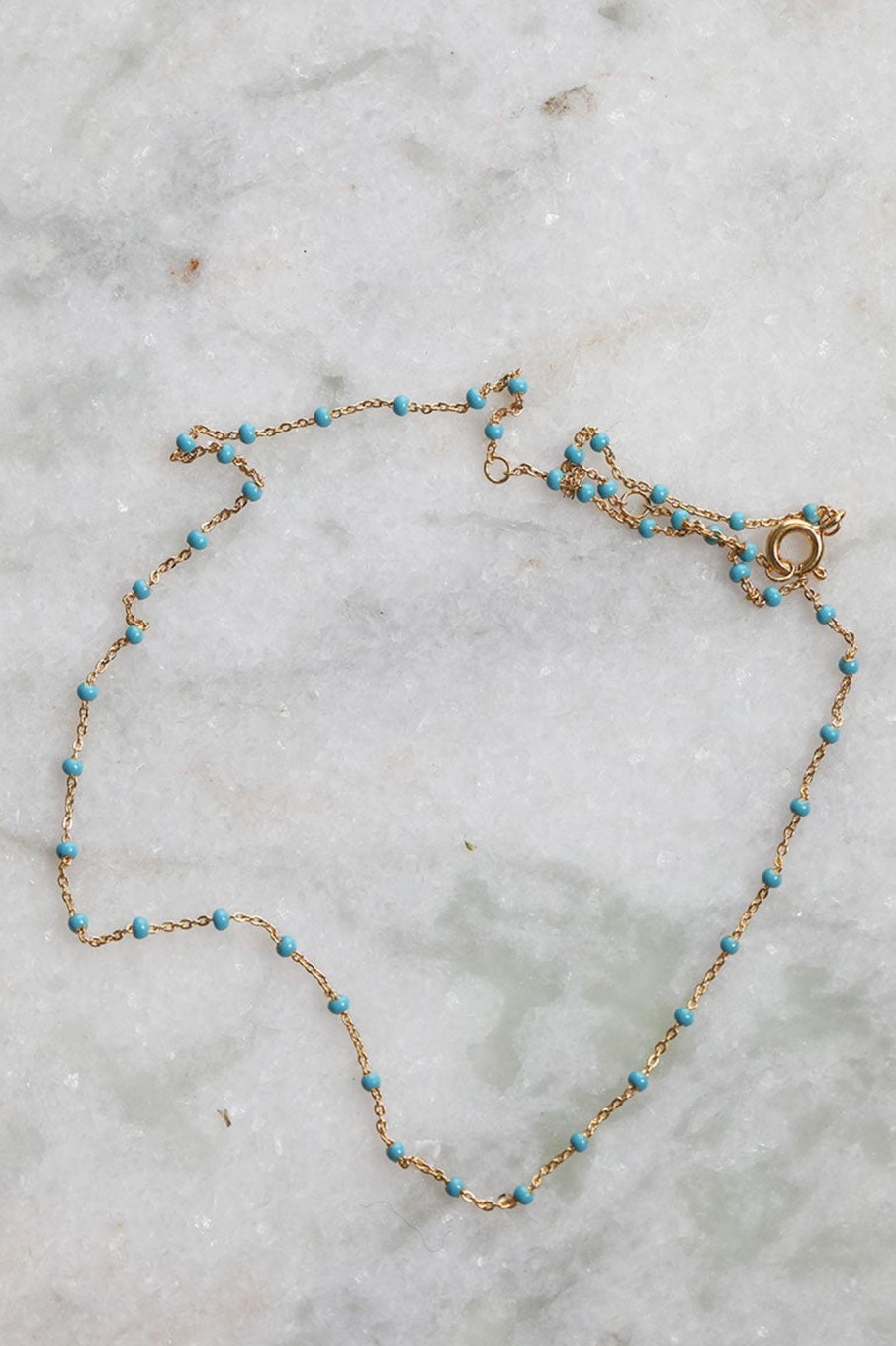 Tilbehor Enamel Copenhagen | Lola Necklace Blue