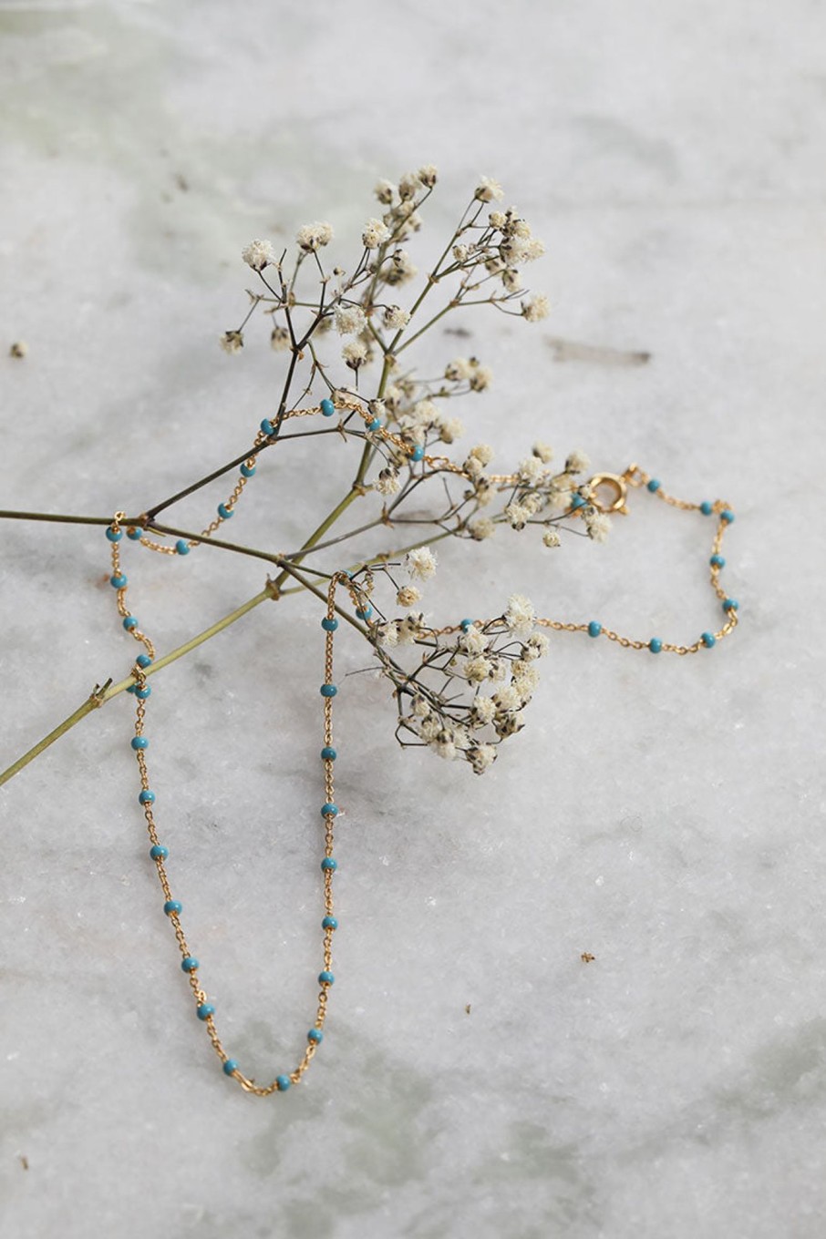 Tilbehor Enamel Copenhagen | Lola Necklace Blue