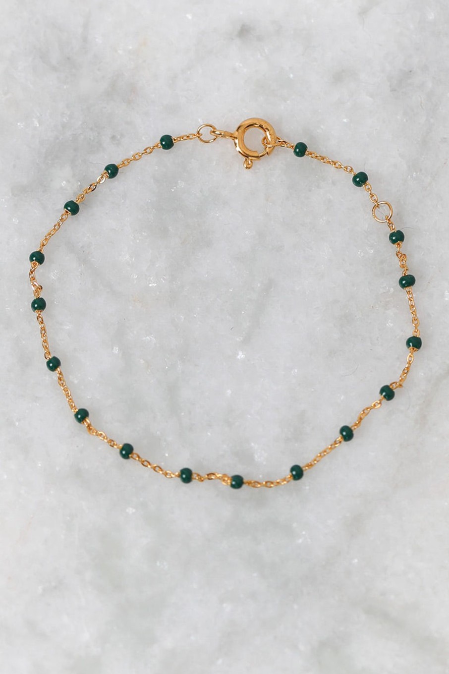 Tilbehor Enamel Copenhagen | Lola Bracelet Petrol Green